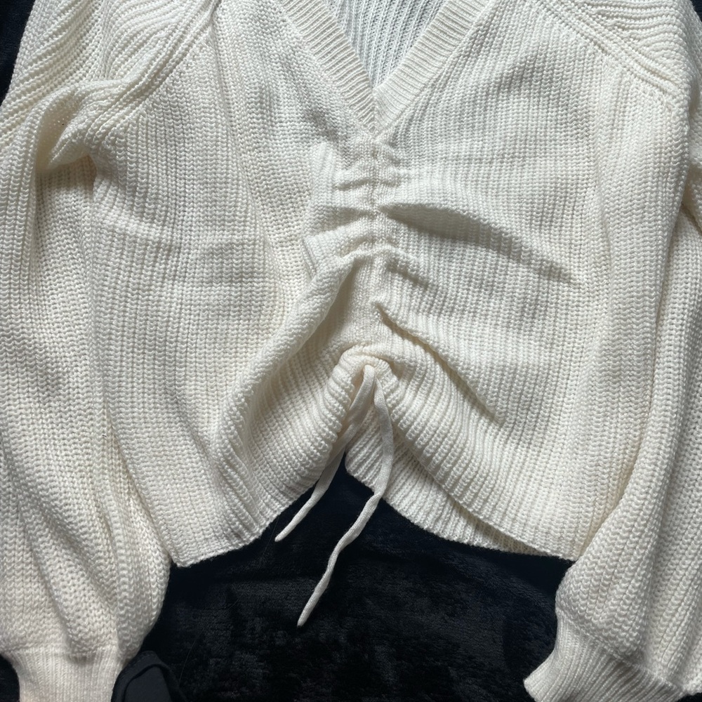 White Cream Sweater